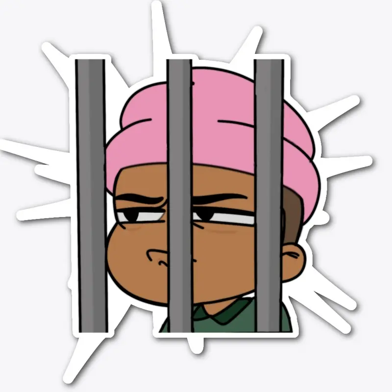 Jail Time Sticker